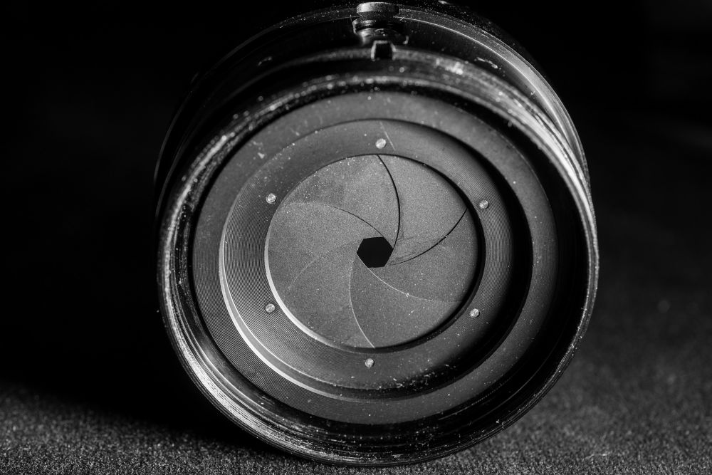 listki przysłony obiektywu